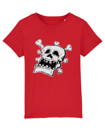 Tired Skull Head Red