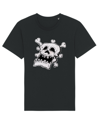 Tired Skull Head Black
