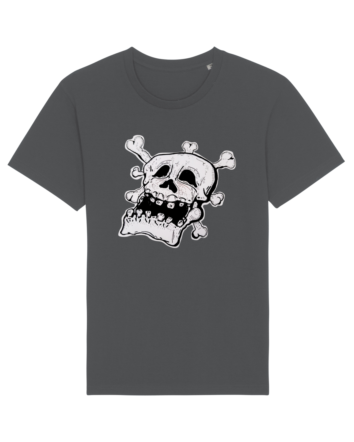 Tricou mânecă scurtă Unisex Rocker Anthracite