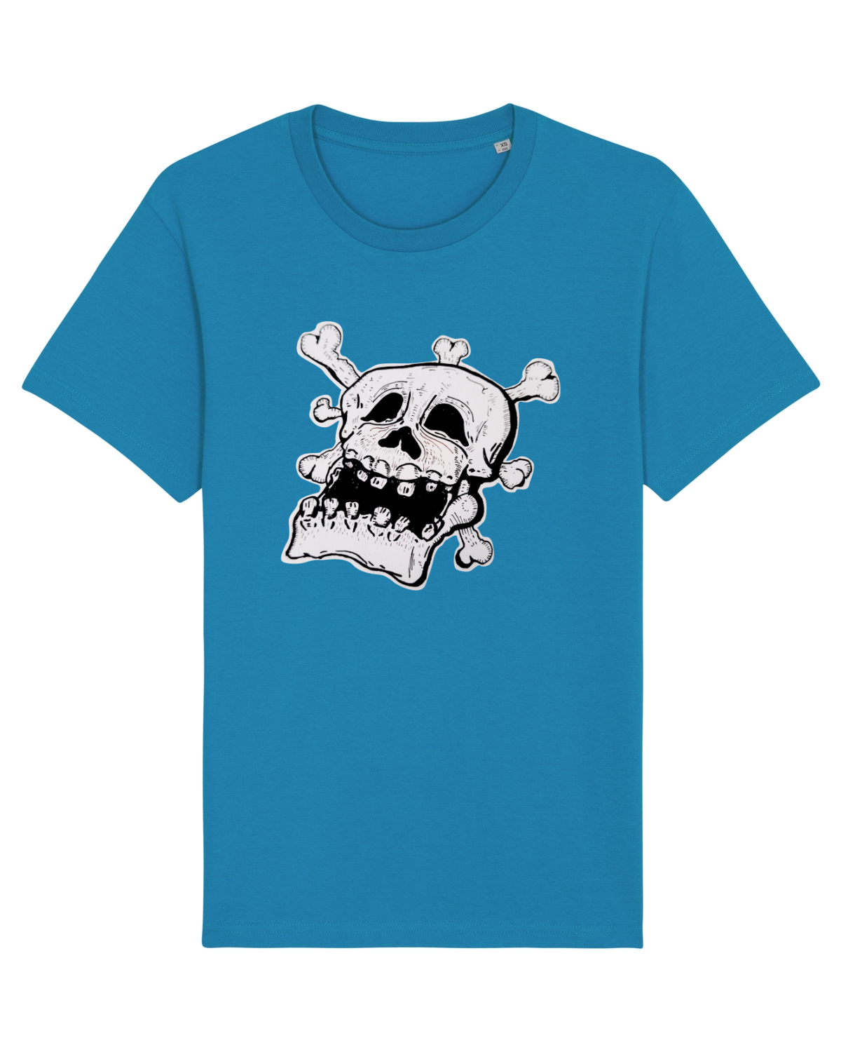 Tricou mânecă scurtă Unisex Rocker Azur
