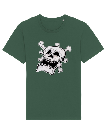 Tired Skull Head Bottle Green
