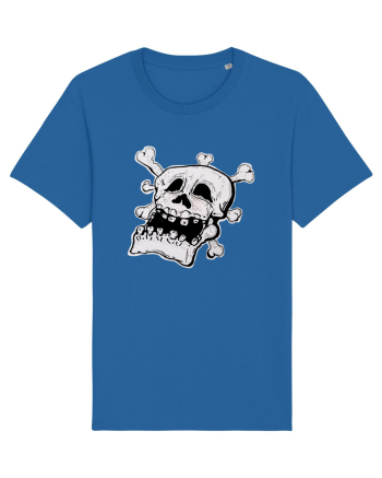 Tired Skull Head Royal Blue