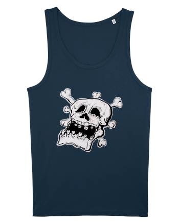 Tired Skull Head Navy
