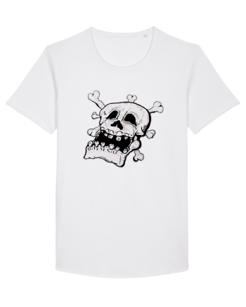 Tired Skull Head White