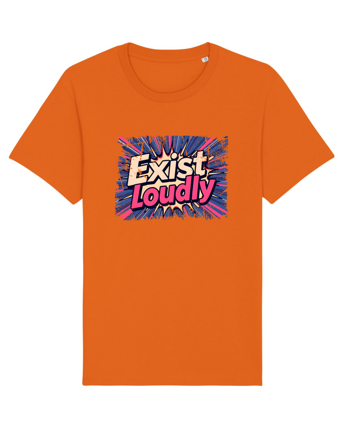 Tricou mânecă scurtă Unisex Rocker Bright Orange