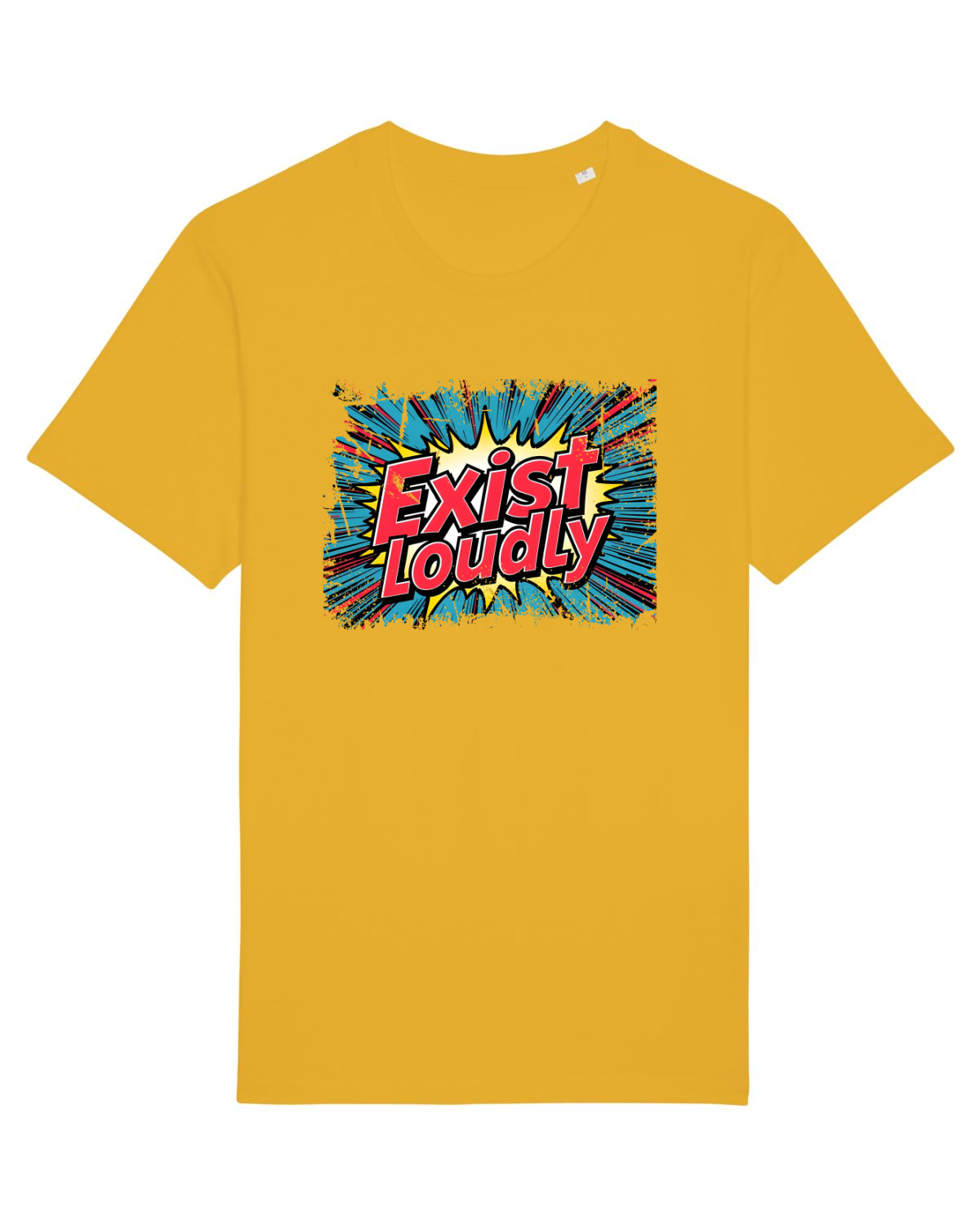 Tricou mânecă scurtă Unisex Rocker Spectra Yellow
