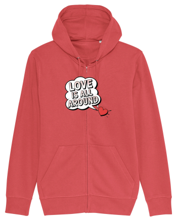  LOVE IS ALL AROUND Iubirea e peste tot Carmine Red