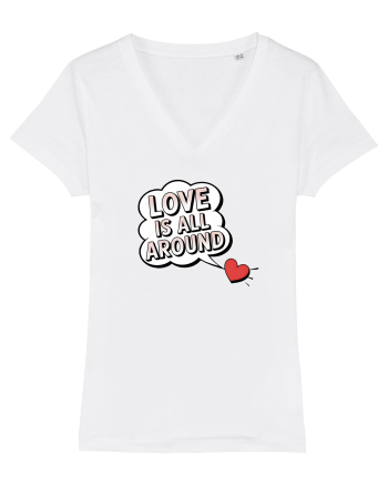  LOVE IS ALL AROUND Iubirea e peste tot White