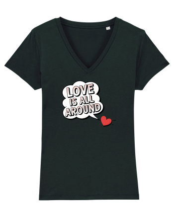  LOVE IS ALL AROUND Iubirea e peste tot Black
