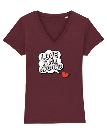  LOVE IS ALL AROUND Iubirea e peste tot Burgundy