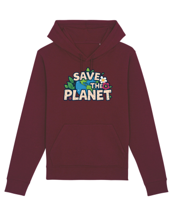 SAVE THE PLANET Salvati planeta 1 Burgundy
