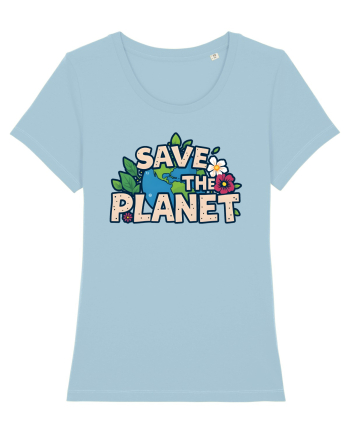 SAVE THE PLANET Salvati planeta 1 Sky Blue