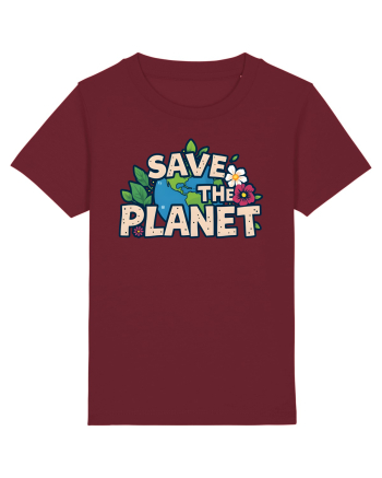 SAVE THE PLANET Salvati planeta 1 Burgundy