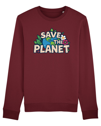 SAVE THE PLANET Salvati planeta 1 Burgundy