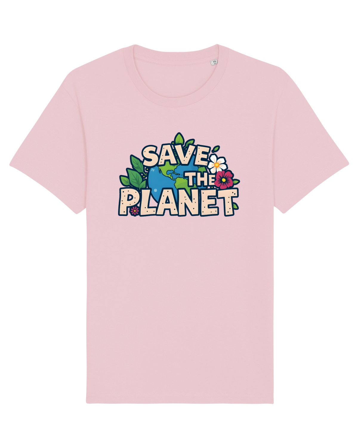 Tricou mânecă scurtă Unisex Rocker Cotton Pink