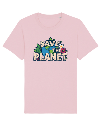 SAVE THE PLANET Salvati planeta 1 Cotton Pink