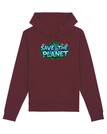 SAVE THE PLANET Salvati planeta 2 Burgundy