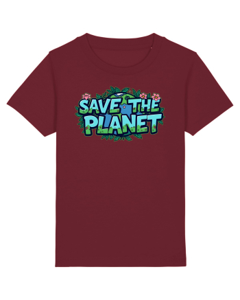 SAVE THE PLANET Salvati planeta 2 Burgundy
