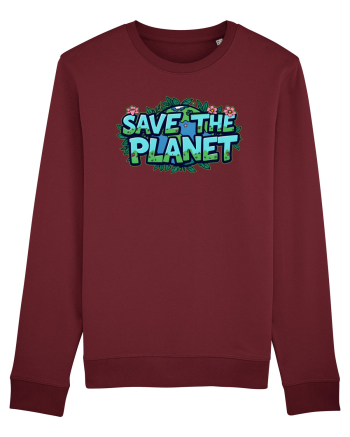 SAVE THE PLANET Salvati planeta 2 Burgundy