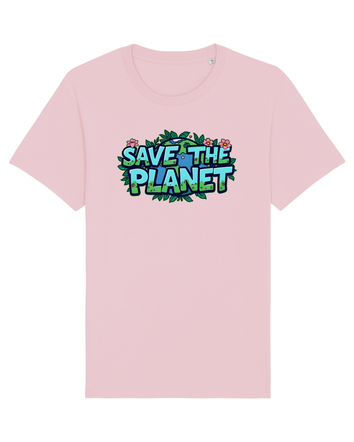 Tricou mânecă scurtă Unisex Rocker Cotton Pink