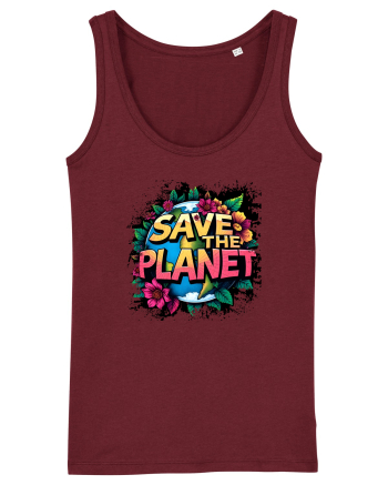 SAVE THE PLANET Salvati planeta 3 Burgundy