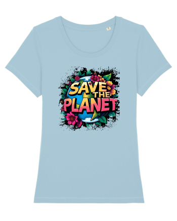 SAVE THE PLANET Salvati planeta 3 Sky Blue