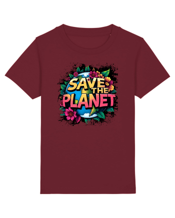 SAVE THE PLANET Salvati planeta 3 Burgundy