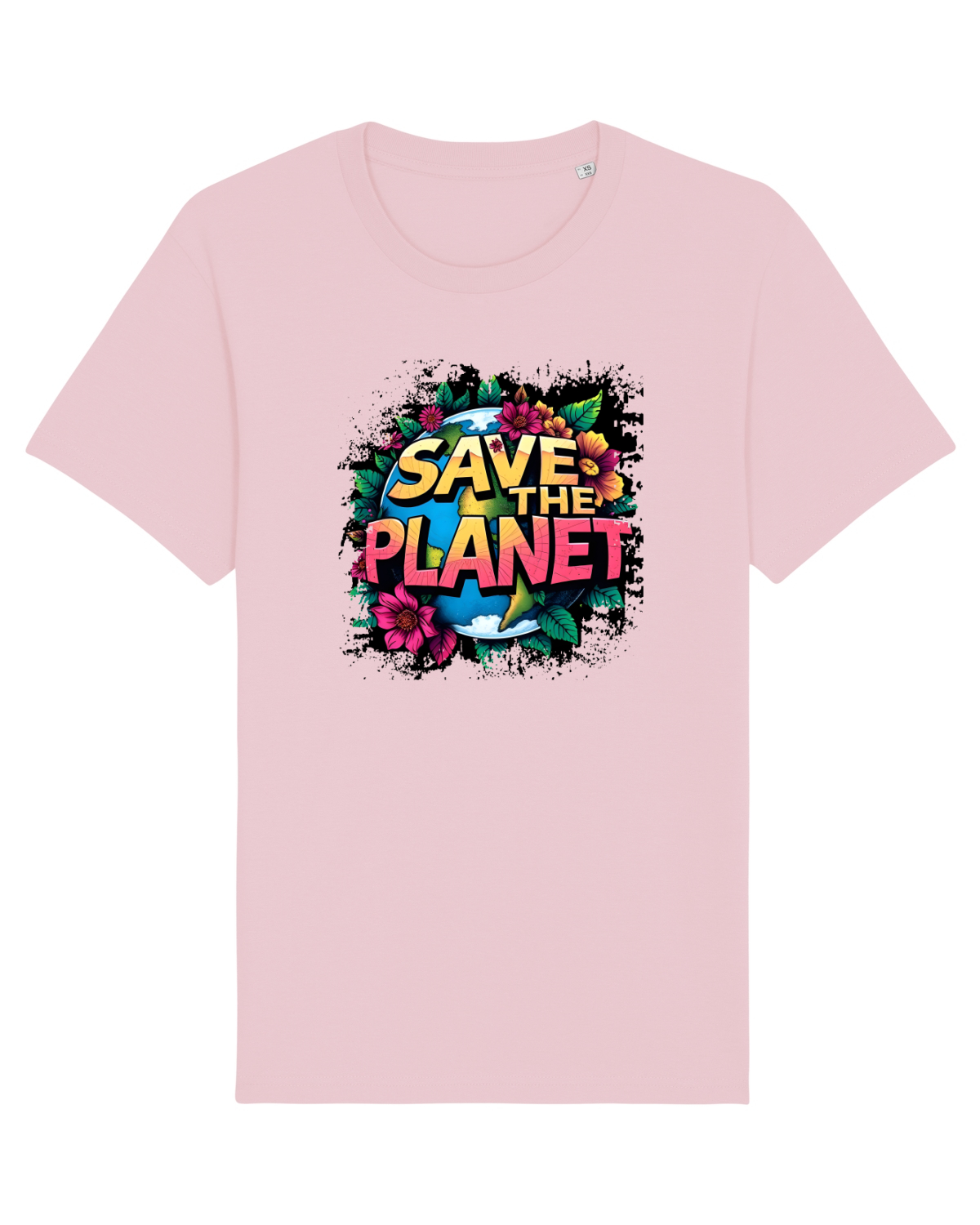 Tricou mânecă scurtă Unisex Rocker Cotton Pink