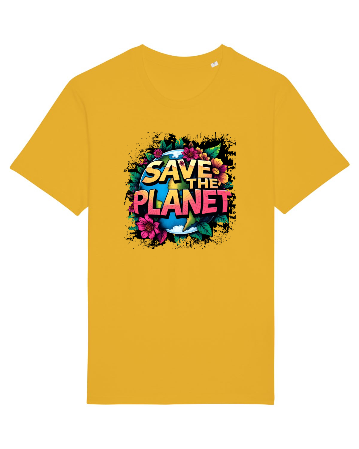 Tricou mânecă scurtă Unisex Rocker Spectra Yellow