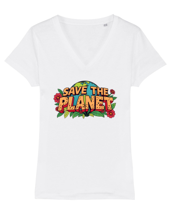 SAVE THE PLANET Salvati planeta 4 White