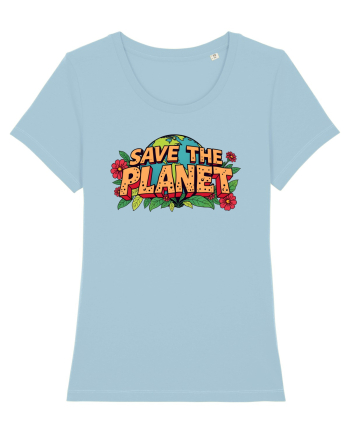 SAVE THE PLANET Salvati planeta 4 Sky Blue