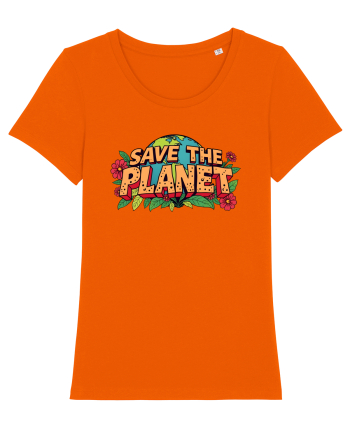 SAVE THE PLANET Salvati planeta 4 Bright Orange