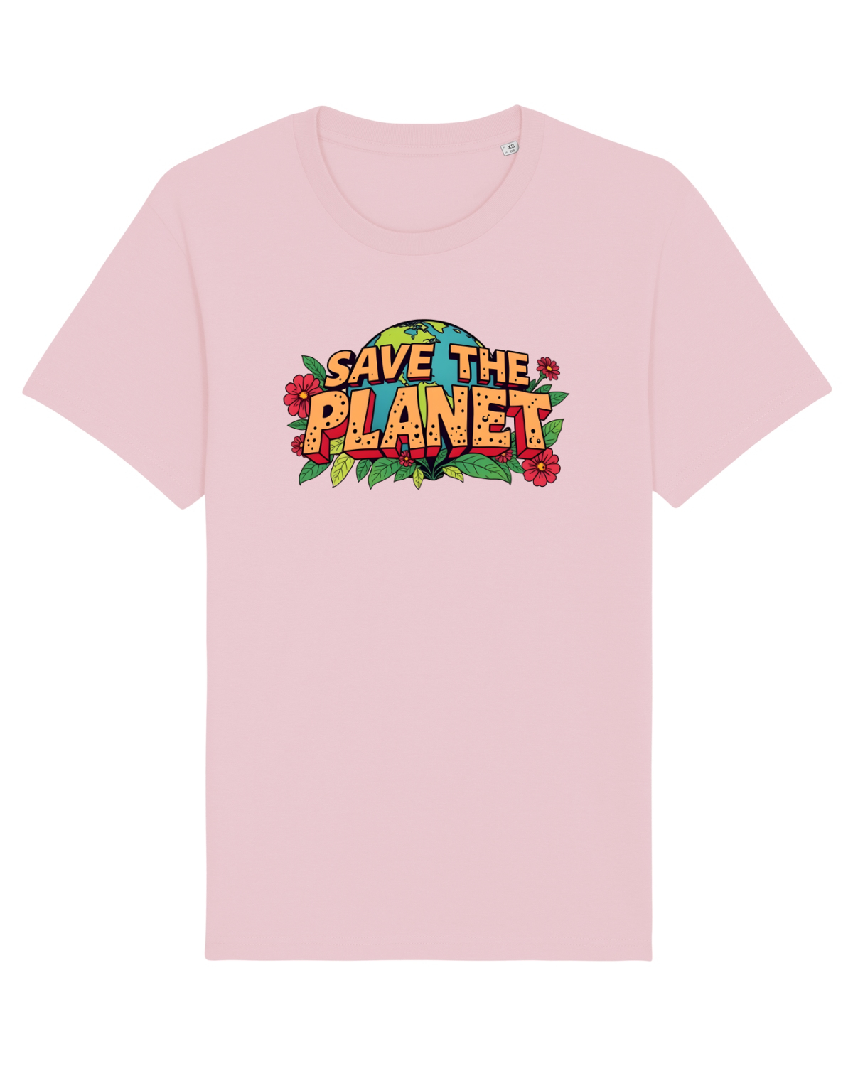 Tricou mânecă scurtă Unisex Rocker Cotton Pink