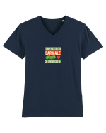 CRESCUT CU  ... SARMALE SI DRAGOSTE Tricou mânecă scurtă guler V Bărbat Presenter