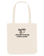Ce? Stai putin sa imi bag creieru'n priza! Sacoșă textilă