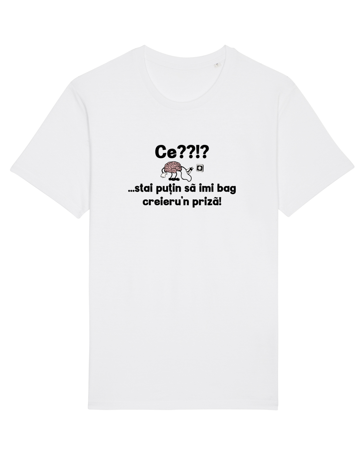 Tricou mânecă scurtă Unisex Rocker White