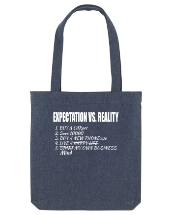 Expectation vs Reality – Funny Relatable Life Goals Midnight Blue