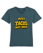 MAKE TACOS, NOT WAR 2 Tricou mânecă scurtă guler V Bărbat Presenter