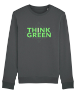 THINK GREEN 1 Bluză mânecă lungă Unisex Rise
