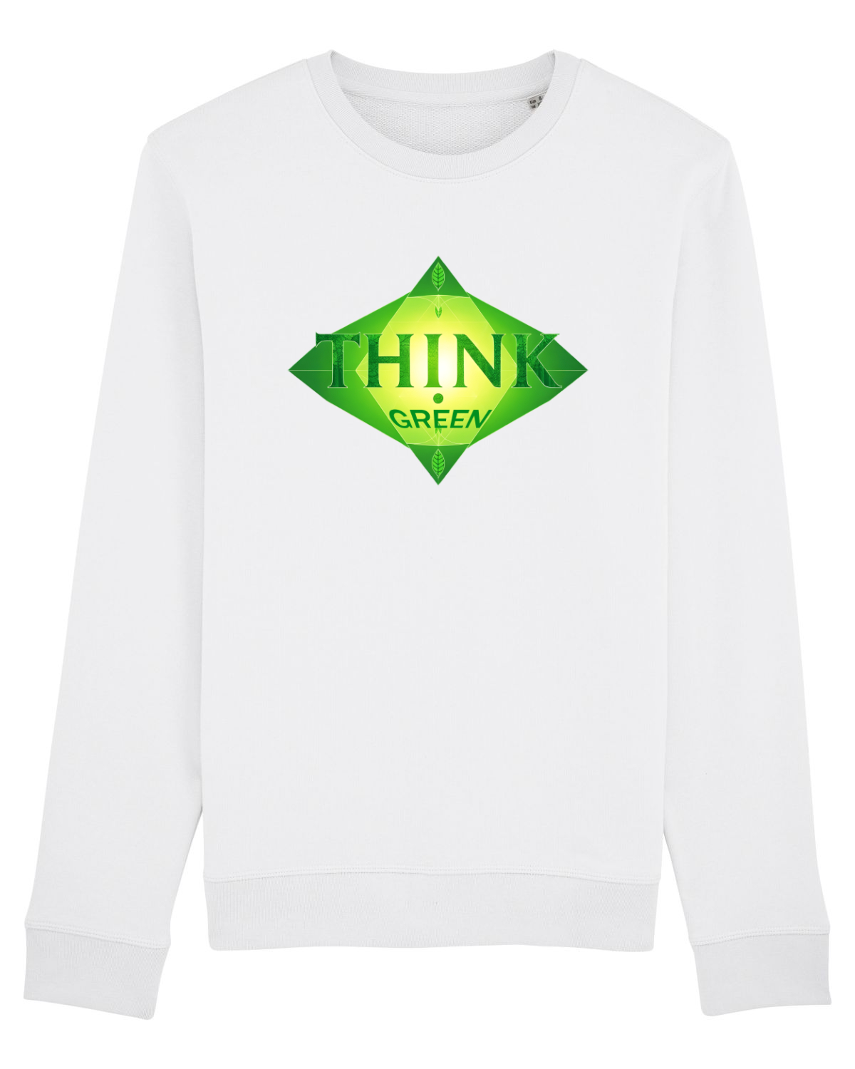Bluză mânecă lungă Unisex Rise White