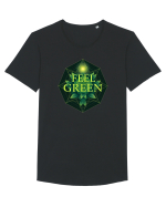FEEL GREEN 1 Tricou mânecă scurtă guler larg Bărbat Skater