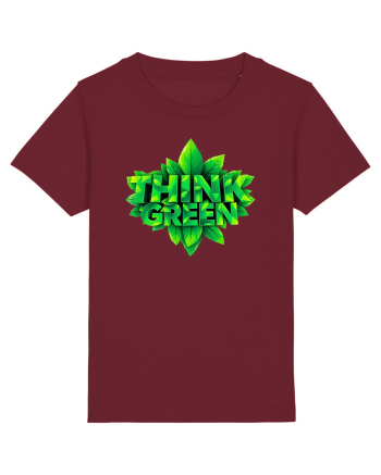 THINK GREEN 3 Burgundy