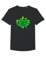 THINK GREEN 3 Tricou mânecă scurtă guler larg Bărbat Skater