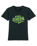 FEEL GREEN 3 Tricou mânecă scurtă guler V Bărbat Presenter