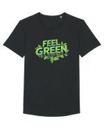FEEL GREEN 3 Tricou mânecă scurtă guler larg Bărbat Skater