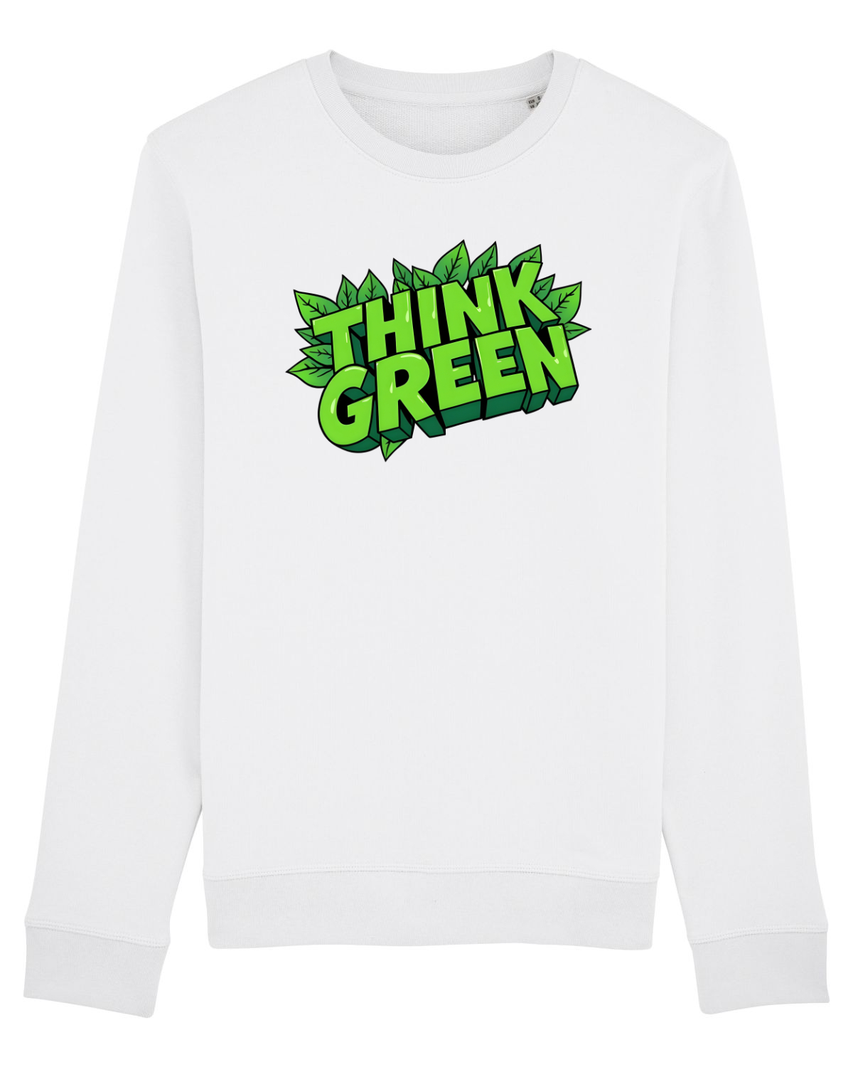 Bluză mânecă lungă Unisex Rise White