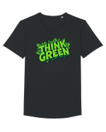 THINK GREEN 4 Tricou mânecă scurtă guler larg Bărbat Skater