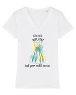 Ținuta perfectă Tricou mânecă scurtă guler V Damă Evoker