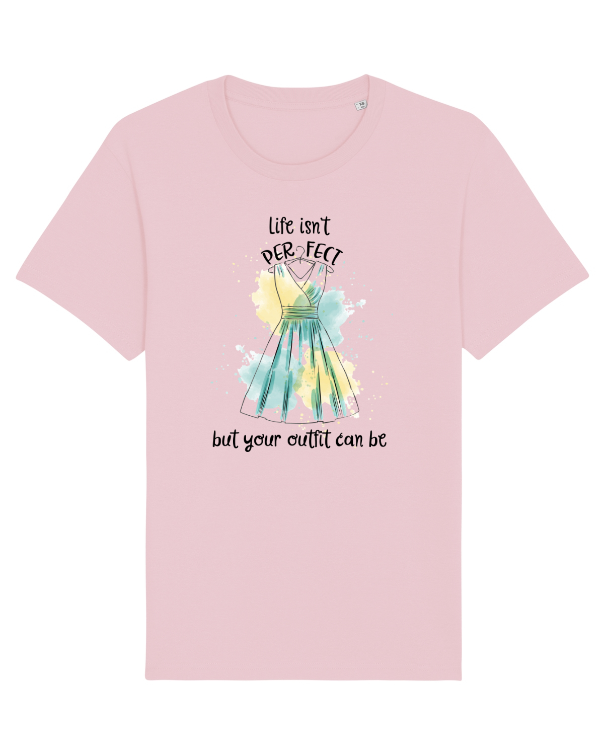 Tricou mânecă scurtă Unisex Rocker Cotton Pink