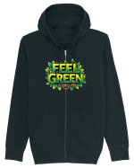 FEEL GREEN 2 Hanorac cu fermoar Unisex Connector